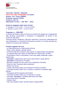 Didattica dell`astronomia - CSDIM