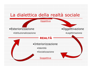 Istituzionalizzazione e ruolo