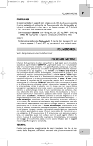 POLIMENORREA POLMONITI INFETTIVE