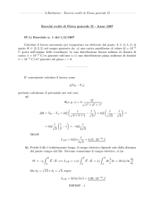 Esercizi svolti di Fisica generale II