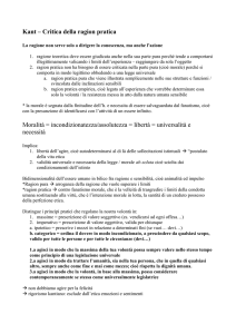 Kant – Critica della ragion pratica