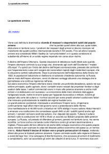 La questione armena - Associazione Italia Armenia