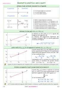 Geometria analitica: assi e punti