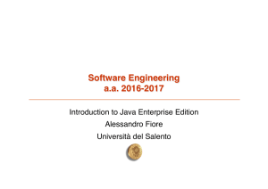 Java EE - Università del Salento