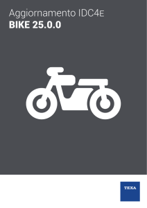 Aggiornamento IDC4E BIKE 25.0.0