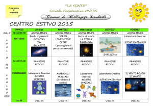 centro estivo 2015 - Comune di Bellinzago Lombardo
