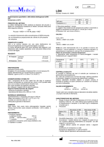 Determinazione quantitativa della lattato deidrogenasi (LDH) IVD
