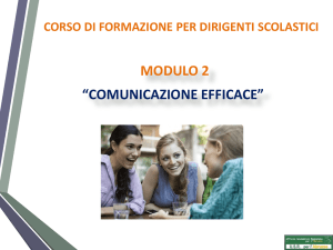 dispensa del modulo "Comunicazione efficace"