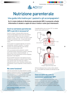 Cos`è la nutrizione parenterale - Agency for Clinical Innovation
