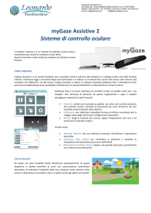 myGaze Assistive 2 Sistema di controllo oculare