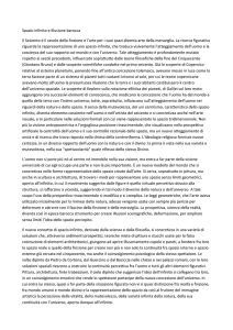 Spazio infinito e illusione barocca Il Seicento è il secolo della