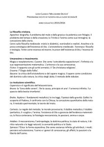 PROGRAMMA SVOLTO DI FILOSOFIA NELLA CLASSE QUARTA H