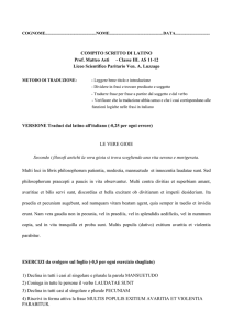 Versione 1 Passivo fino terza decl