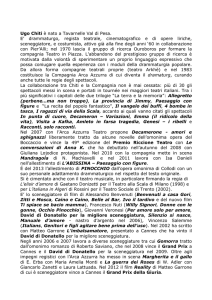 Ugo Chiti è nato a Tavarnelle Val di Pesa. E` drammaturgo, regista