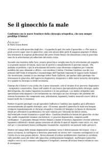 Azione - Settimanale di Migros Ticino Se il ginocchio fa male