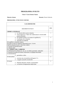 Scienze – Prof.ssa Patrini - IIS Leonardo Da Vinci – Chiavenna