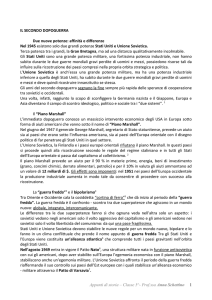 il secondo dopoguerra