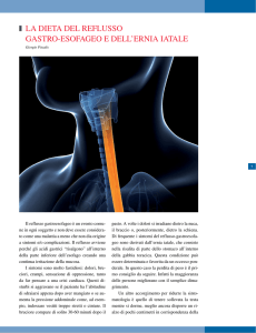 la dieta del reflusso gastro-esofageo
