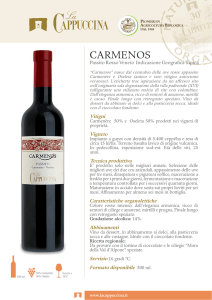 Scheda tecnica - La Cappuccina vini