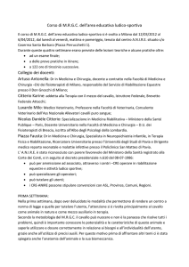 Relazione Ippoterapia - Associazione Nazionale Giacche Verdi