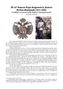 L 45° Imperial Regio Reggimento di Fanteria A r c i d u c a S