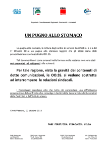 un pugno allo stomaco