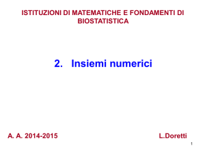 Insiemi numerici