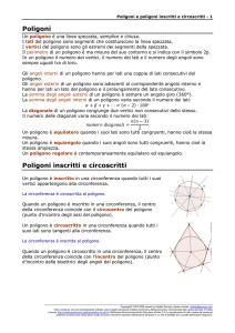 Poligoni Poligoni inscritti e circoscritti