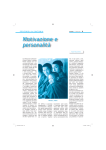 Motivazione e personalità - Istituto di Psicosintesi