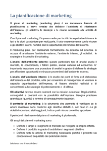 La pianificazione di marketing