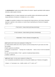 elementi di stechiometria 1