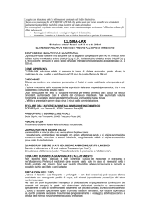 SOFAR MOD.CLISMALAX Scheda Tecnica