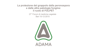 Protezione del grappolo dalla peronospora e dalle altre patologie