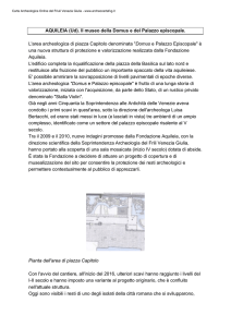 AQUILEIA (Ud). Il museo della Domus e del Palazzo episcopale.