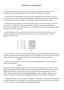 Infiniti non numerabili
