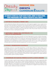Le dieci cose da fare non fare, dire o non dire, per