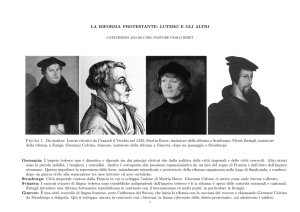 LA RIFORMA PROTESTANTE