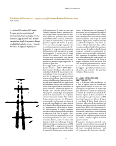 Il calcolo delle fasce di rispetto per gli elettrodotti ad alta tensione