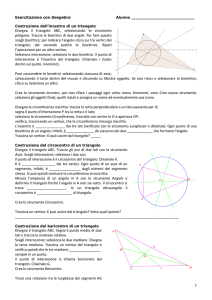 Esercitazione con Geogebra