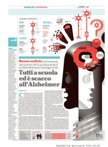 Tutti a scuola ed è scacco all`Alzheimer