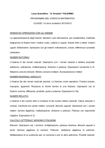 pdf MATEMATICA - Liceo Scientifico Albert Einstein