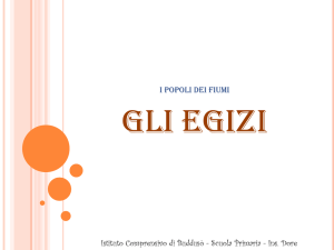 Gli Egizi - Istituto Comprensivo Buddusò