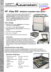VP - Easy 500 Saldatrice compatta a fase vapore