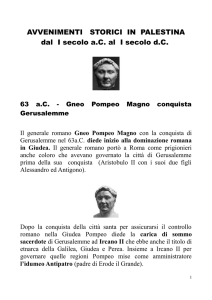 POMPEO CONQUISTA GERUSALEMME