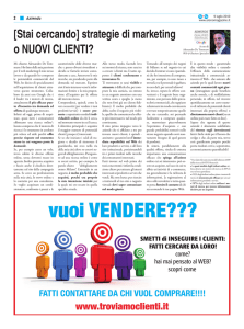 [Stai cercando] strategie di marketing o NUOVI CLIENTI?