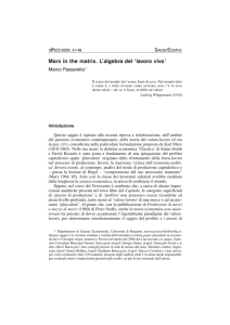 Marx in the matrix. L`algebra del `lavoro vivo`