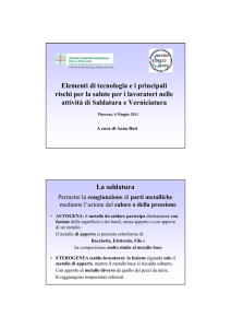 Elementi di tecnologia ei principali rischi per la salute per i lavoratori