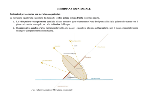 meridiana equatoriale
