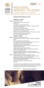 predicatori, mercanti, pellegrini