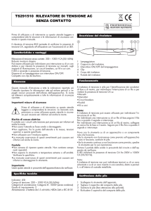 TS291510 RILEVATORE DI TENSIONE AC SENZA CONTATTO